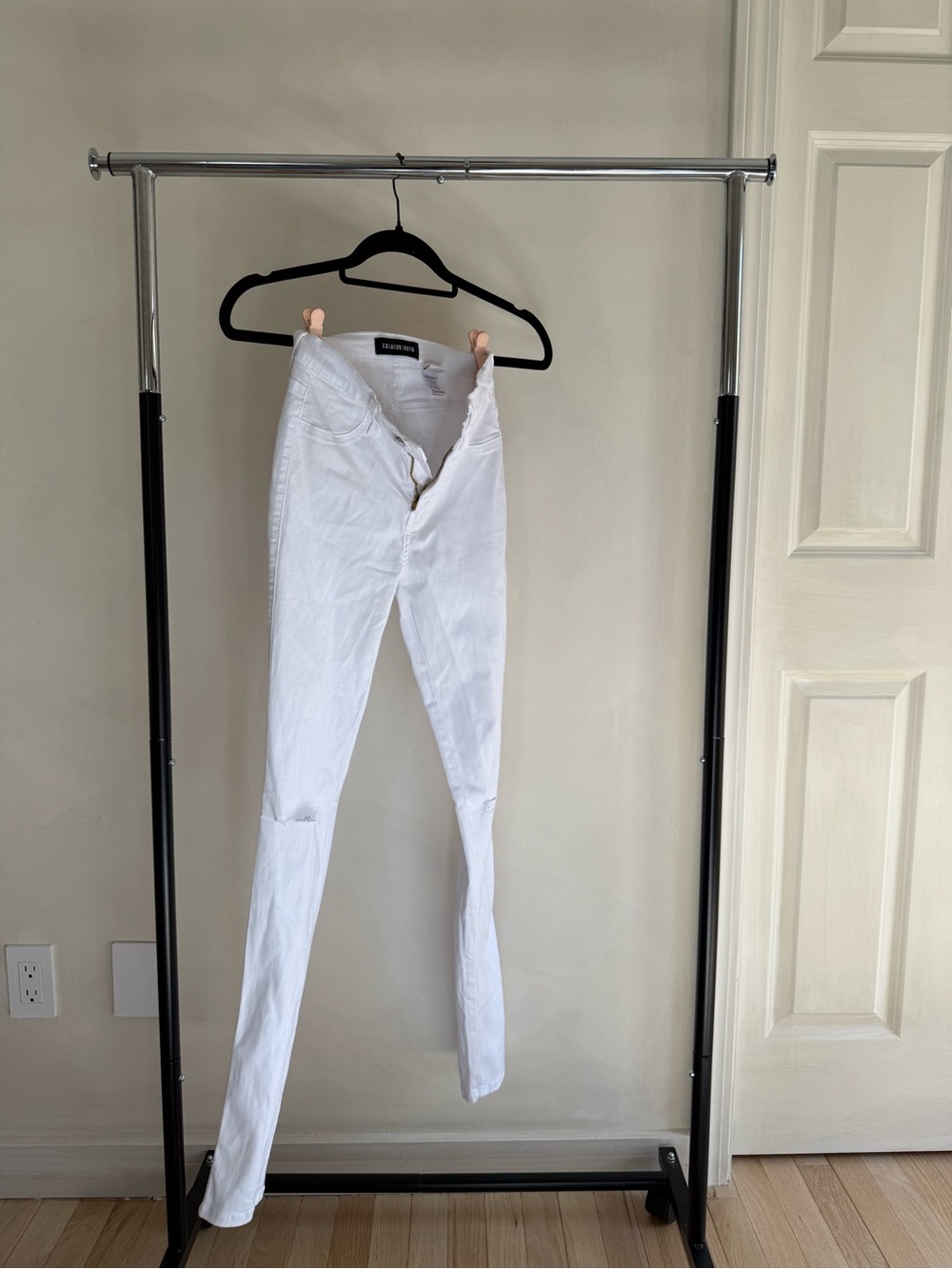 Fashion Nova White Men's Chinos - Slim Fit